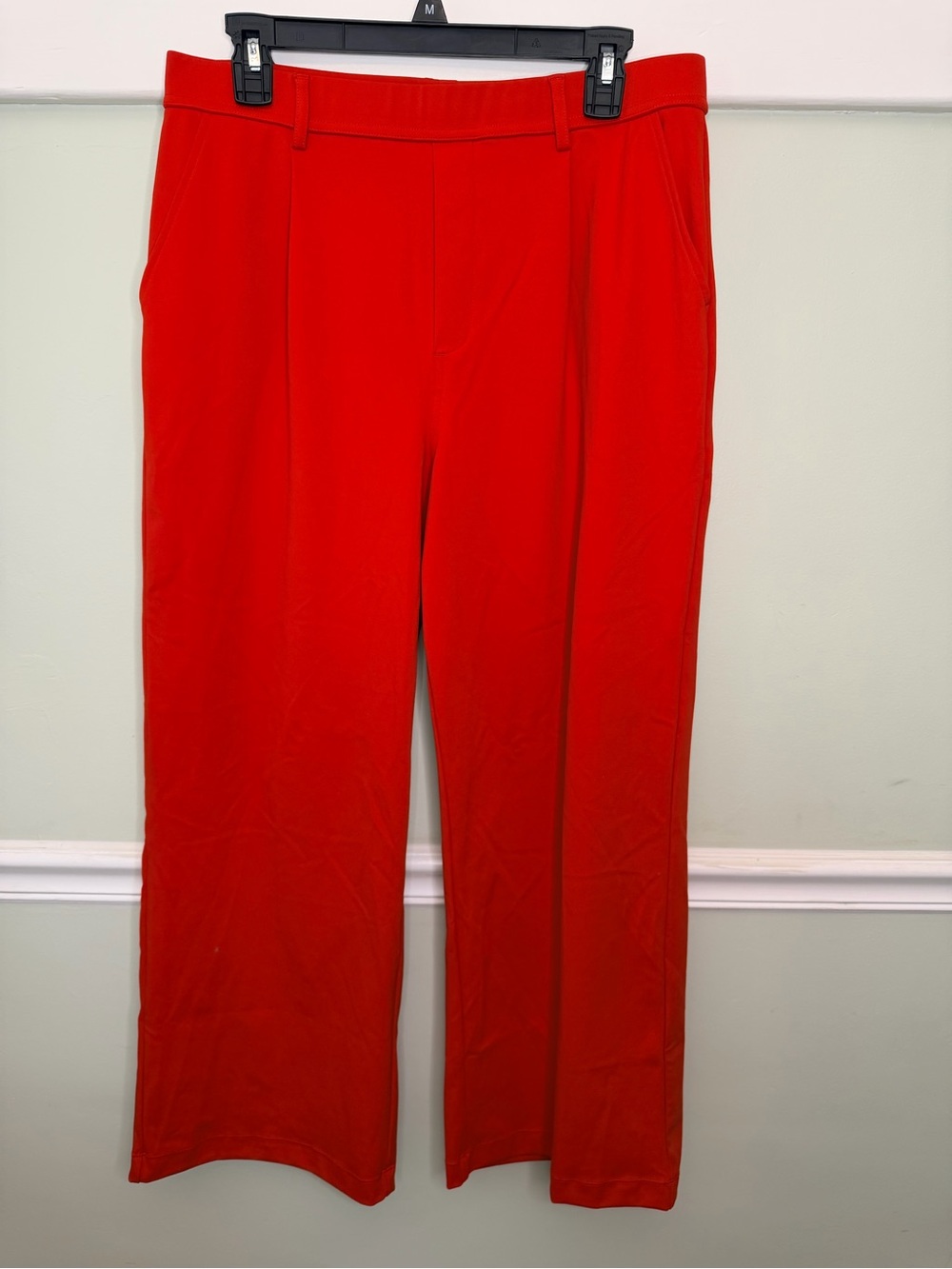 HALARA Women’s Bright Red Stretchy Dress Pants Large Petite